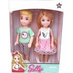  Мини куклички 13см. 2 бр. комплект Sally 7723-В