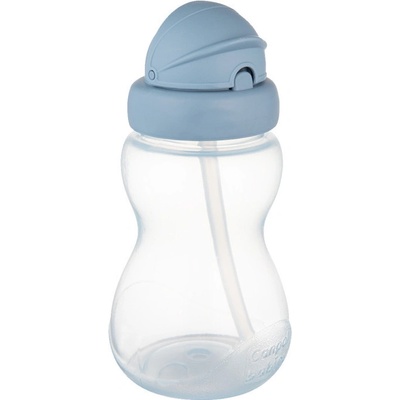 Canpol babies športová fľaša so slamkou modrá 270 ml