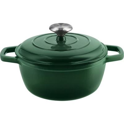 Silvercrest Liatinový hrniec Premium, 21 cm zelená 100410308