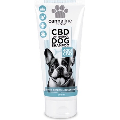 Cannaline CBD Šampon pro psy s panthenolem CBD 400 mg 200 ml