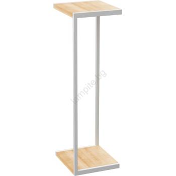 Image 1 of Luminex Стойка за цветя 100x30x34 см бял (LU9026)