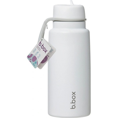 B.Box Termofľaša so slamkou 1 l white out