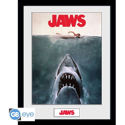 JAWS - Framed print "Key Art", PFC3358