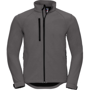 Russell Athletic 140m / Мъжко трислойно софтшел яке - титаниево xs (10140m49300)