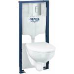 GROHE Комплект тоалетна чиния Grohe Bau Ceramic Rapid SL с капак, клапа и скрито казанче (36504000)