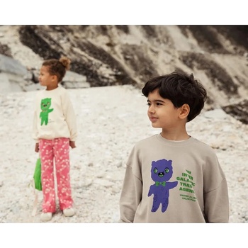 Mini Rodini Детски памучен суичър Mini Rodini Alien (26220124)