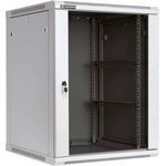 Linkbasic Комуникационен шкаф за стенен монтаж 15u, 600 мм дълбочина, светлосив (wcb15-66-bab-c)