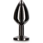TABOOM Bondage Essentials Butt Plug With Diamond Jewel M Black