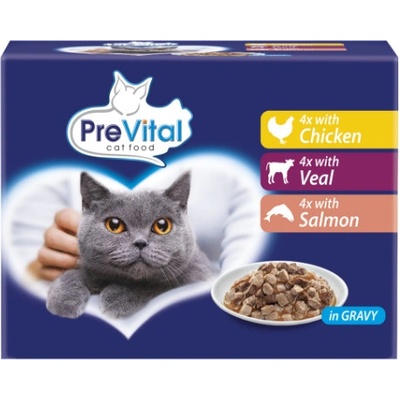 PreVital Cat kapsička mix 12x100 g
