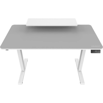 COUGAR E-STAR 120 Electrical Gaming Desk, White (CGR-E-STAR120-WHW)