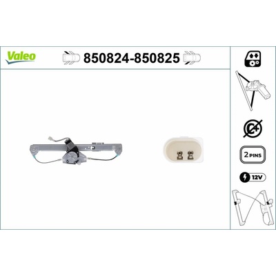 Mechanizmus zdvíhania okna VALEO 850825