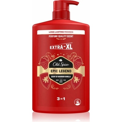 Old Spice Epic Legend sprchový gel na obličej, tělo a vlasy pro muže 1000 ml
