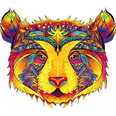 IZMAEL Dřevěné Color Bear/M 152 dílků