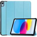 Gigapack IPAD 11 (2025) GIGAPACK Tok стоящ, с кожен ефект, активен FLIP, държач за настолен компютър, светлосин GP-133349 (GP-133349)