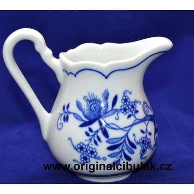 Český porcelán Mlékovka vysoká 0,16l Rokoko Cibulák – Zboží Dáma