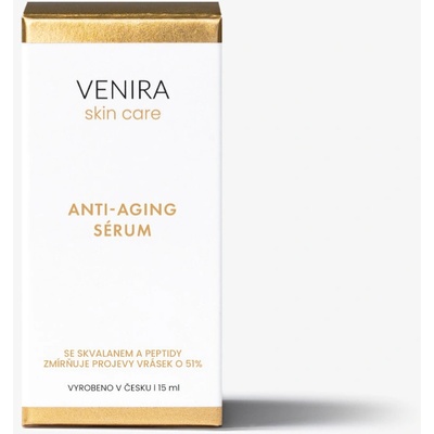 Venira anti-aging sérum se skvalanem a peptidy 15 ml