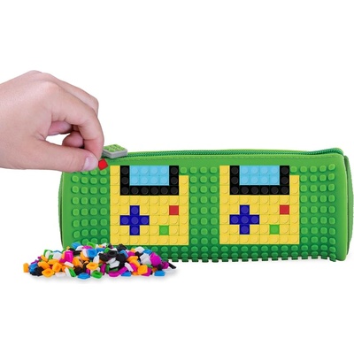 PIXIE CREW Цилиндричен ученически несесер Pixie Crew - Зелен (PXA-06-95)