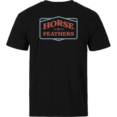 Horsefeathers Тениска Summit в черно HORSEFEATHERS Horsefeathers | Cheren | МЪЖЕ | S