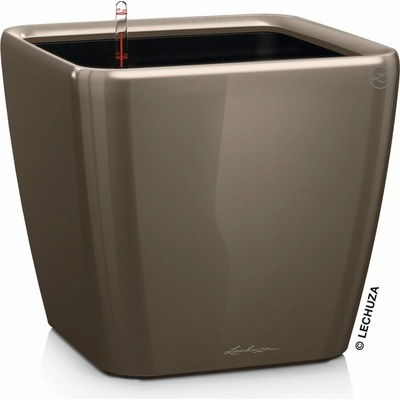 Lechuza Plastový kvetináč Quadro 43 x 43 x 39,5 cm taupe