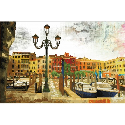 Diamond dotz Диамантен гоблен " В очакване на пътници"