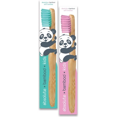Absolute Bamboo Детска четка за зъби - Тюркоаз (1992)