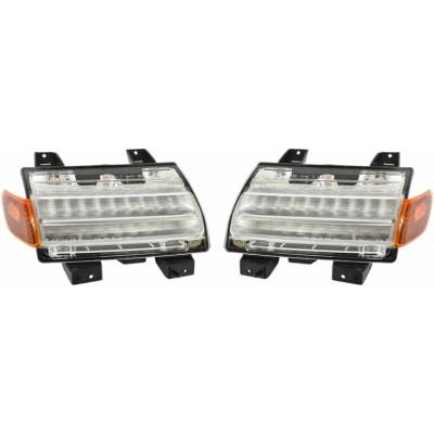 Sada LED blinkrov a obrysových svetiel, Ľavá, Pravá, E1 európska homologácia, Jeep Wrangler JL, Jeep Gladiator JT
