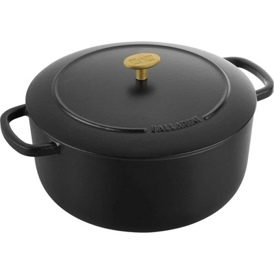 BALLARINI Litinový hrnec s poklicí BELLAMONTE 28 cm, 7,0 l, černá