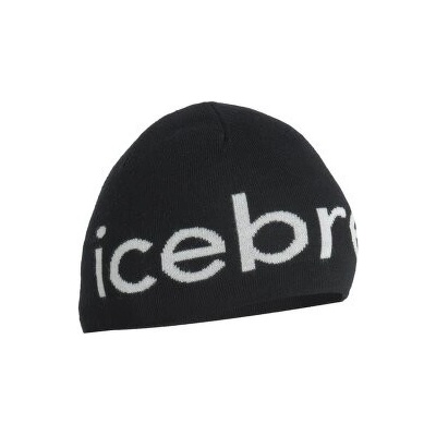 Merino Icebreaker beanie BLACK/ECRU HTHR černá