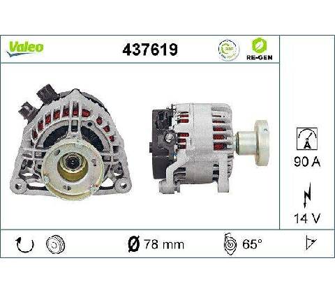 Generátor VALEO 437619