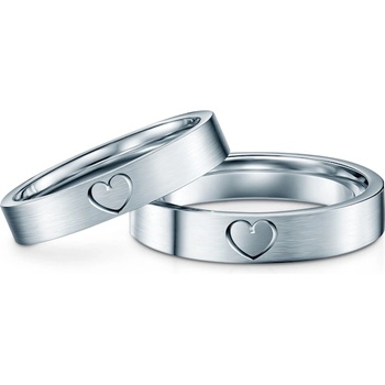 SAVICKI Сватбени халки: титан, плоски, 4 мм