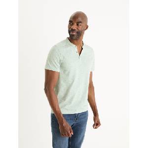 Celio Светлозелена мъжка тениска Celio Cegeti Celio | Zelen | МЪЖЕ | 3XL