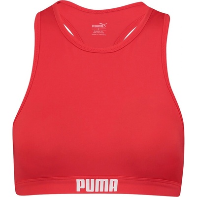 Puma dámske plavky Racerback Top červená