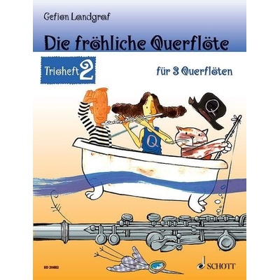 Die frhliche Querflte Trioheft 2 Landgraf GefionGerman lang.