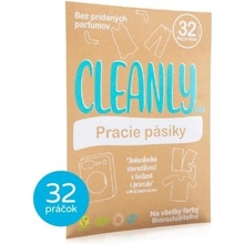 Cleanly Eco Pracie pásiky na 32 praní bez vône, Bez vône