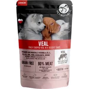 Pet Republic Пауч за Подрастващи Кучета Говеждо