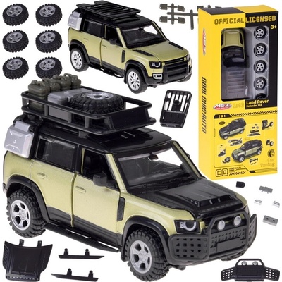 JOKO Tuningová Sada Kovové Auto Licencovaný Land Rover Defender 110, otváracie dvere, zelené