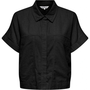 ONLY Риза onlcaro s/s linen bl boxy shirt cc pnt