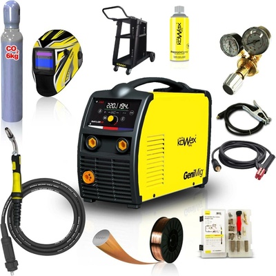 Kowax GeniMig 220LCD MIG/MAG/MMA SET4 – Zboží Mobilmania