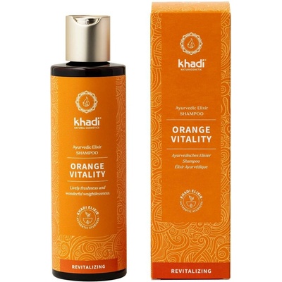 Khadi Pomeranč Vitalita Elixír šampón 200 ml