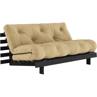 Karup Design Сгъваем диван в цвят горчица 160 cm Roots Black Night - Karup Design (123402758160)