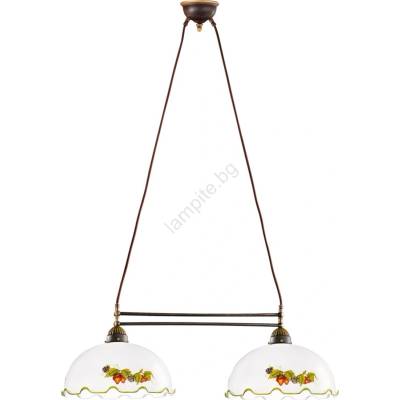 Kolarz 731.82. 114 - Пендел на кабел NONNA 2xE27/75W/230V вино/ягоди (KL0480)