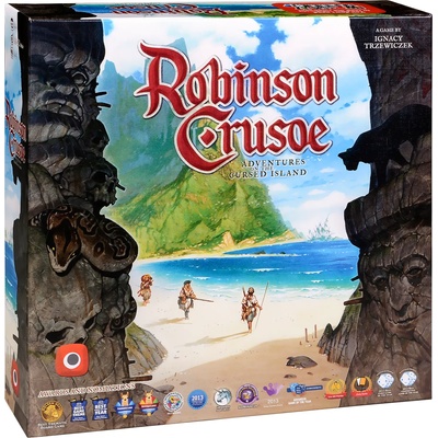 Fantasy Flight Games Настолна игра Robinson Crusoe: Adventure on the Cursed Island - Стратегическа (064PLG)