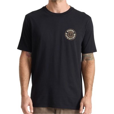 Roark Мъжка тениска Roark Goin Global T-shirt - Black (216-7595-0111)