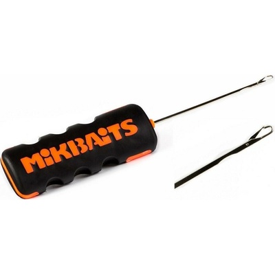 Mikbaits Boilie ihla Hard GLOW Oranžová so zobáčikom