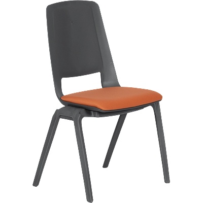 Bittel Посетителски стол limber - оранжев (3520793_7)