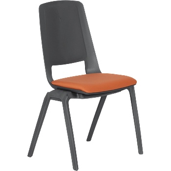 Bittel Посетителски стол limber - оранжев (3520793_7)