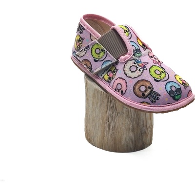 Pegres Barefoot papuče BF01 Donut ružová – Zbozi.Blesk.cz