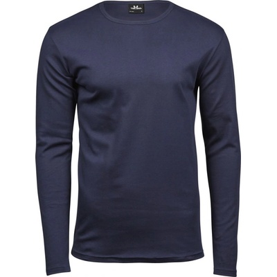 TeeJays tričko Interlock TJ 530 dlouhý rukáv pánské Navy