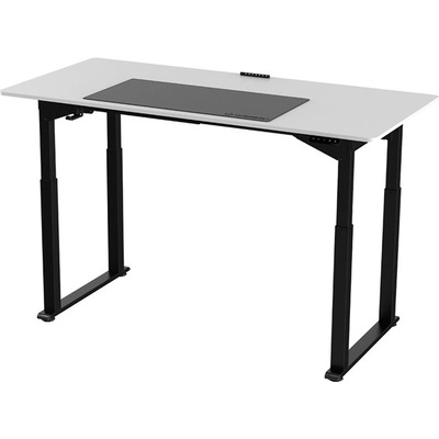 Lama Plus Elektricky výškově nastavitelný stůl UPLIFT — 160 cm, bílá / černá
