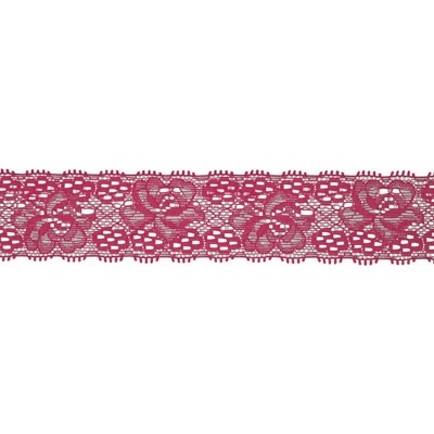 Elastická krajka, 30mm - fuchsiová – Zboží Mobilmania